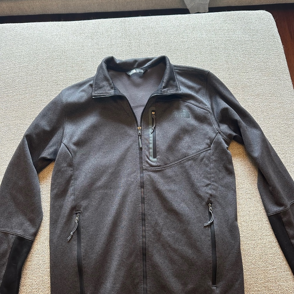 The North Face Dark Gray Full-Zip Jacket
